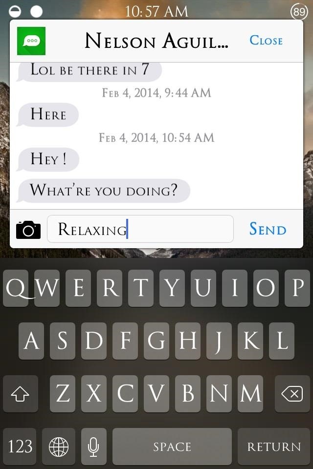 How to Quick Reply & Compose Text Messages Without Leaving the Current App on Your iPhone