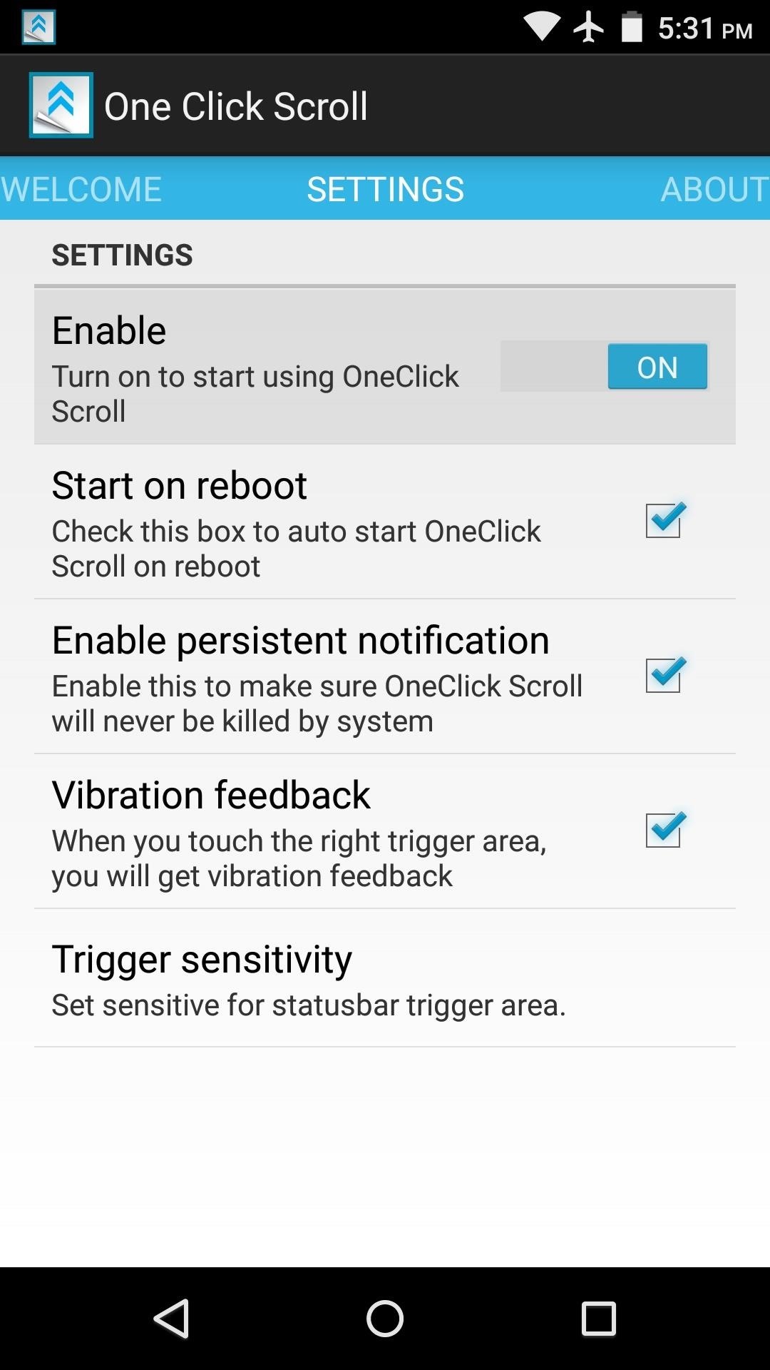 Add Tap-to-Scroll Functionality on Android to Quickly Jump to the Top or Bottom of Any Page