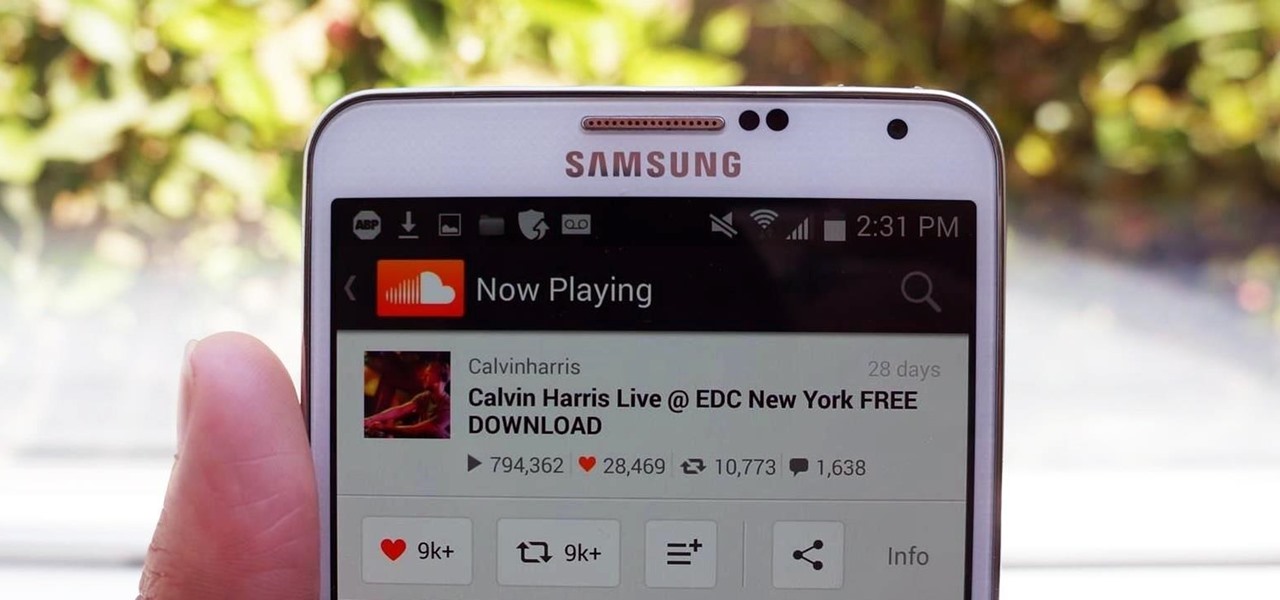 Download SoundCloud Tracks for Offline Playback on Your Samsung Galaxy Note 3