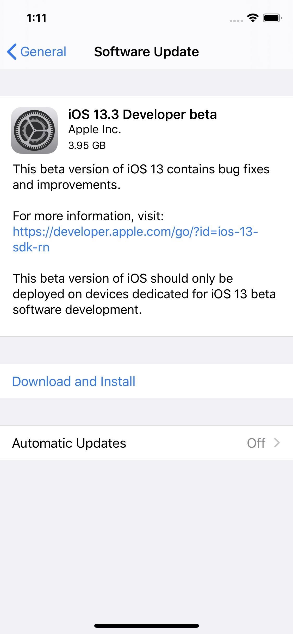 Apple Releases iOS 13.3 Beta 1 to iPhone Developers, Includes Fix for Multitasking Bug