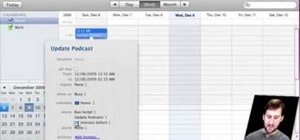 Schedule podcast updating with AppleScript