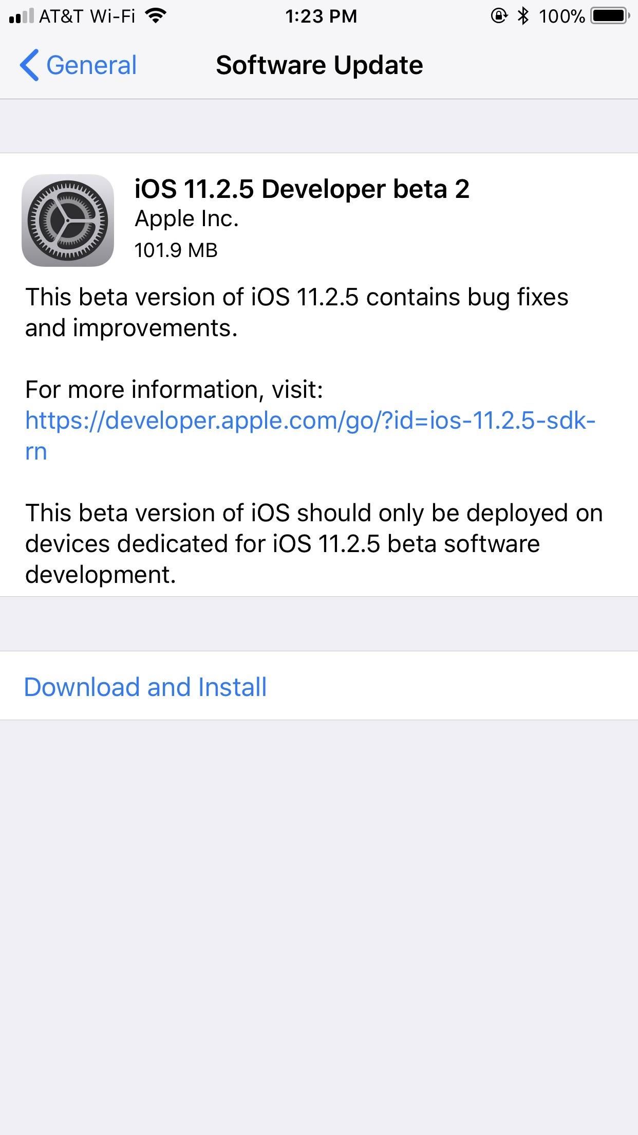 iOS 11.2.5 Beta 2 Released with Bug Fixes & Improvements