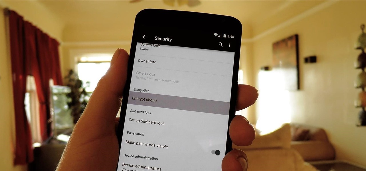 Disable Forced Encryption on the Nexus 6 for Faster Performance
