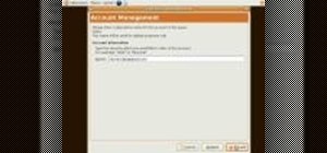 Create a mail account in Ubuntu Linux