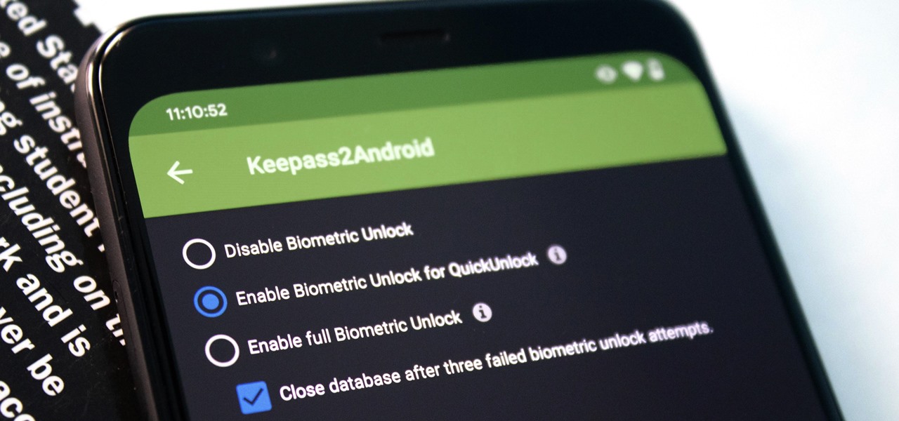 KeePass Gets Full Biometrics Support in the Latest Keepass2Android Update