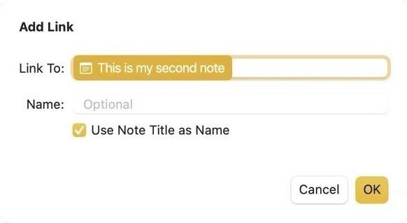 The Notes app on iPhone finally lets you link notes