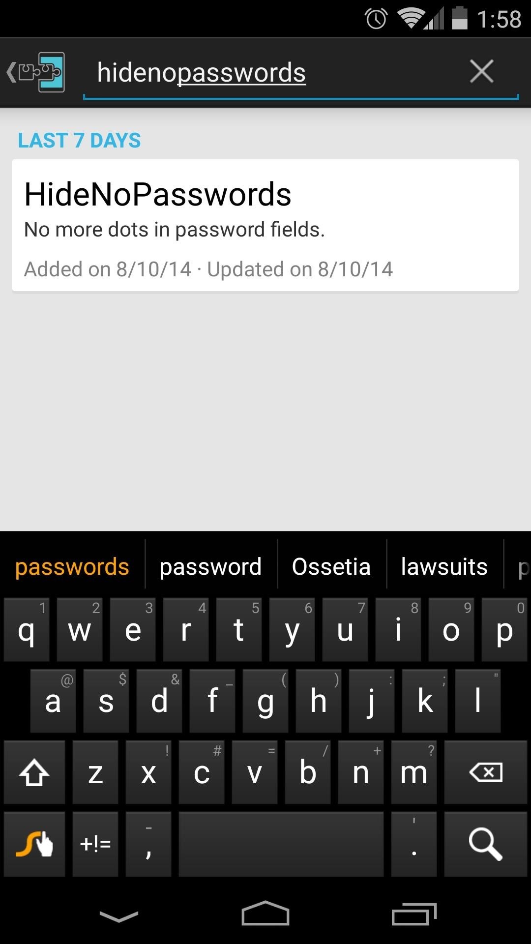 Remove Password Obfuscation from Your Nexus 5 for Easier App Logins