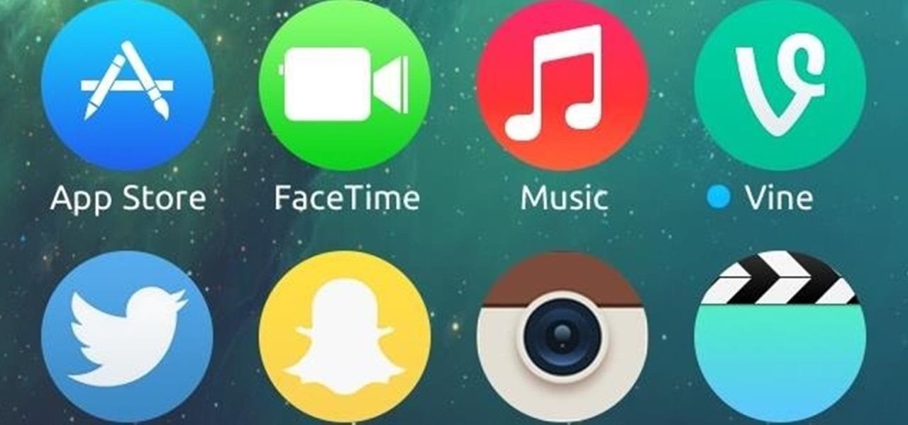 Get These Badass Circular App Icons to Round Out Your iOS 7 iPhone or iPad's Home Screen