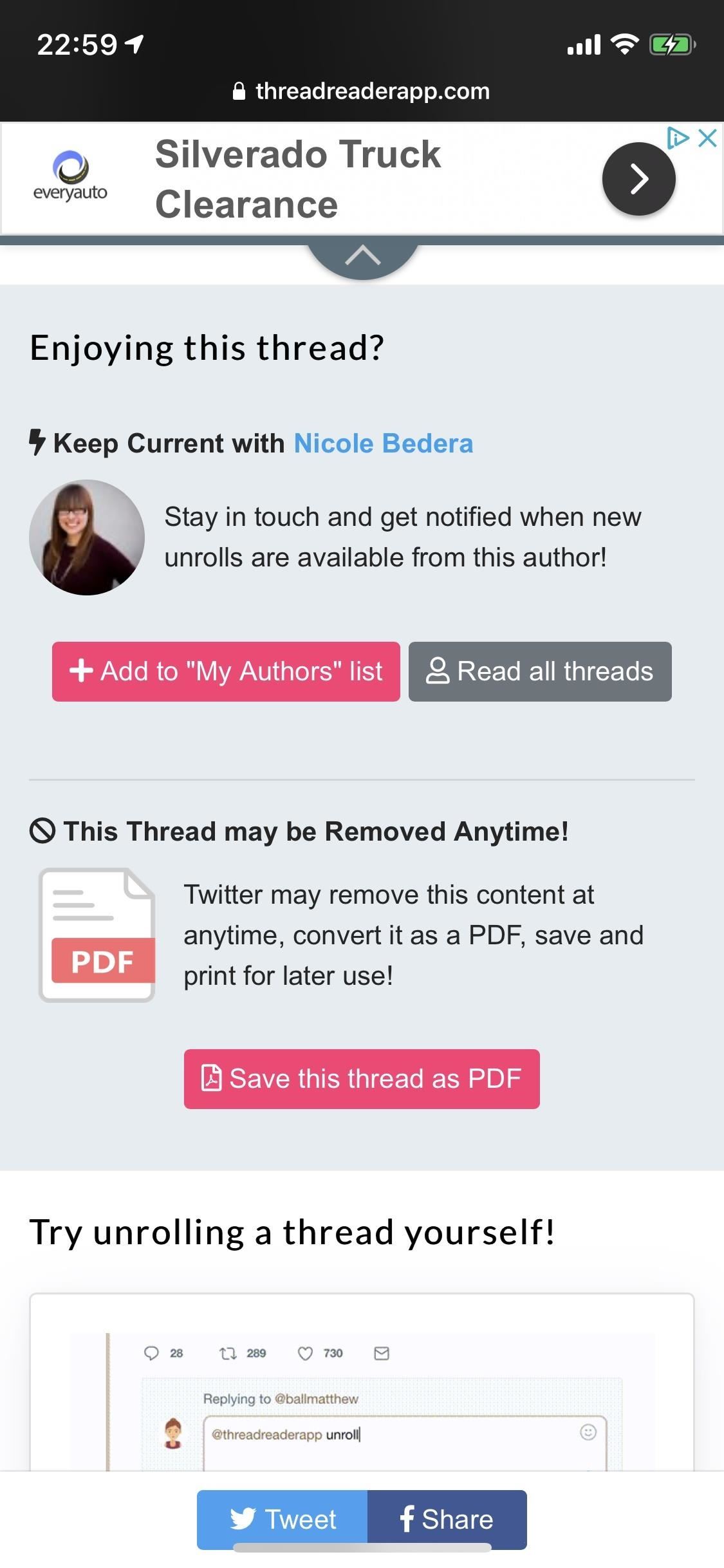 How to Unroll a Twitter Thread for Easier Reading