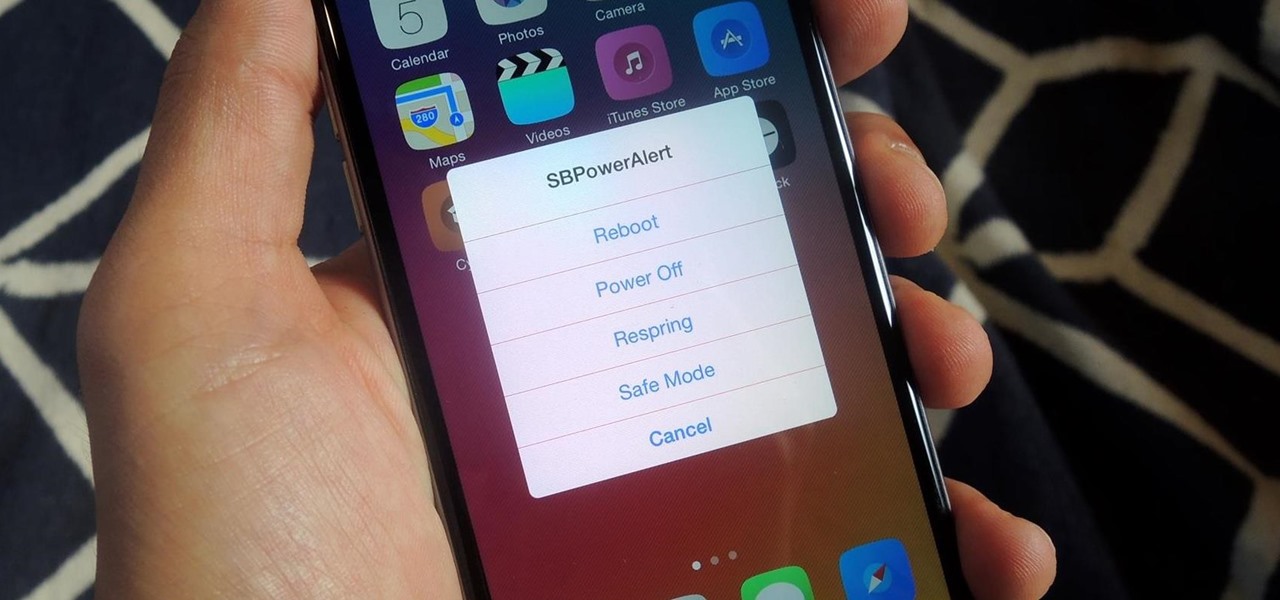 Add a Power Menu to Your iPhone for Quick Reboots, Resprings, Safe Mode, & More