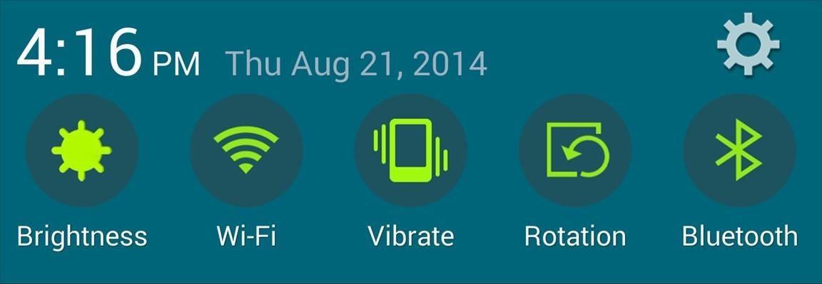 Theme the Quick Settings Icons on Your LG G3