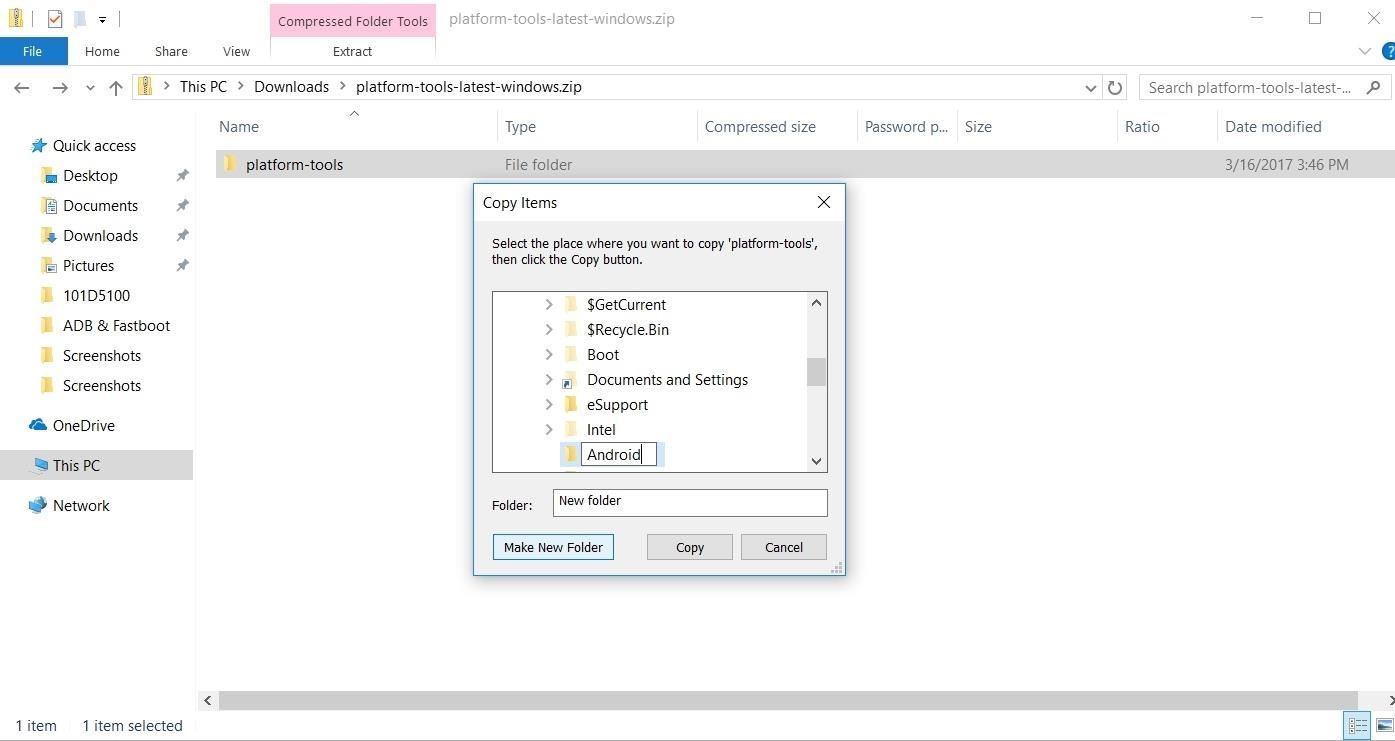 Make ADB & Fastboot Work in Any Folder on Windows
