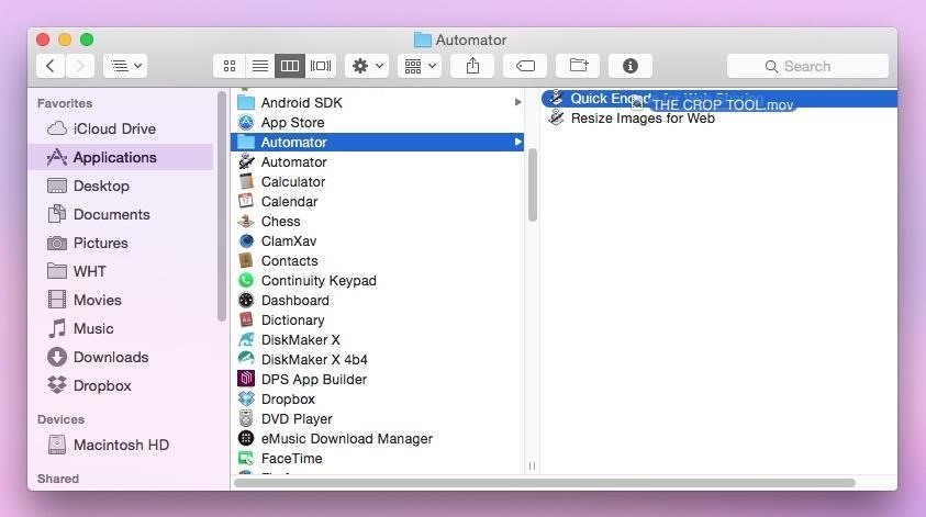 Quickly Encode a Video for the Web with This Drag & Drop Automator Action