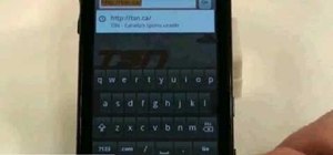 Use the web browser on the Samsung Galaxy I7500