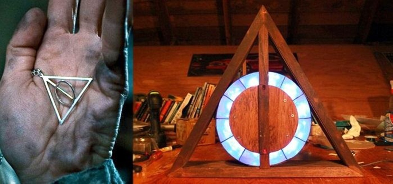 This DIY Deathly Hallows LED Clock Is Perfect for Any Harry Potter Loving Muggle