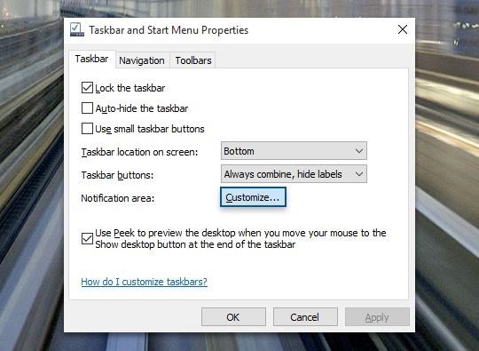 How to Hide System Tray Icons on Windows 10