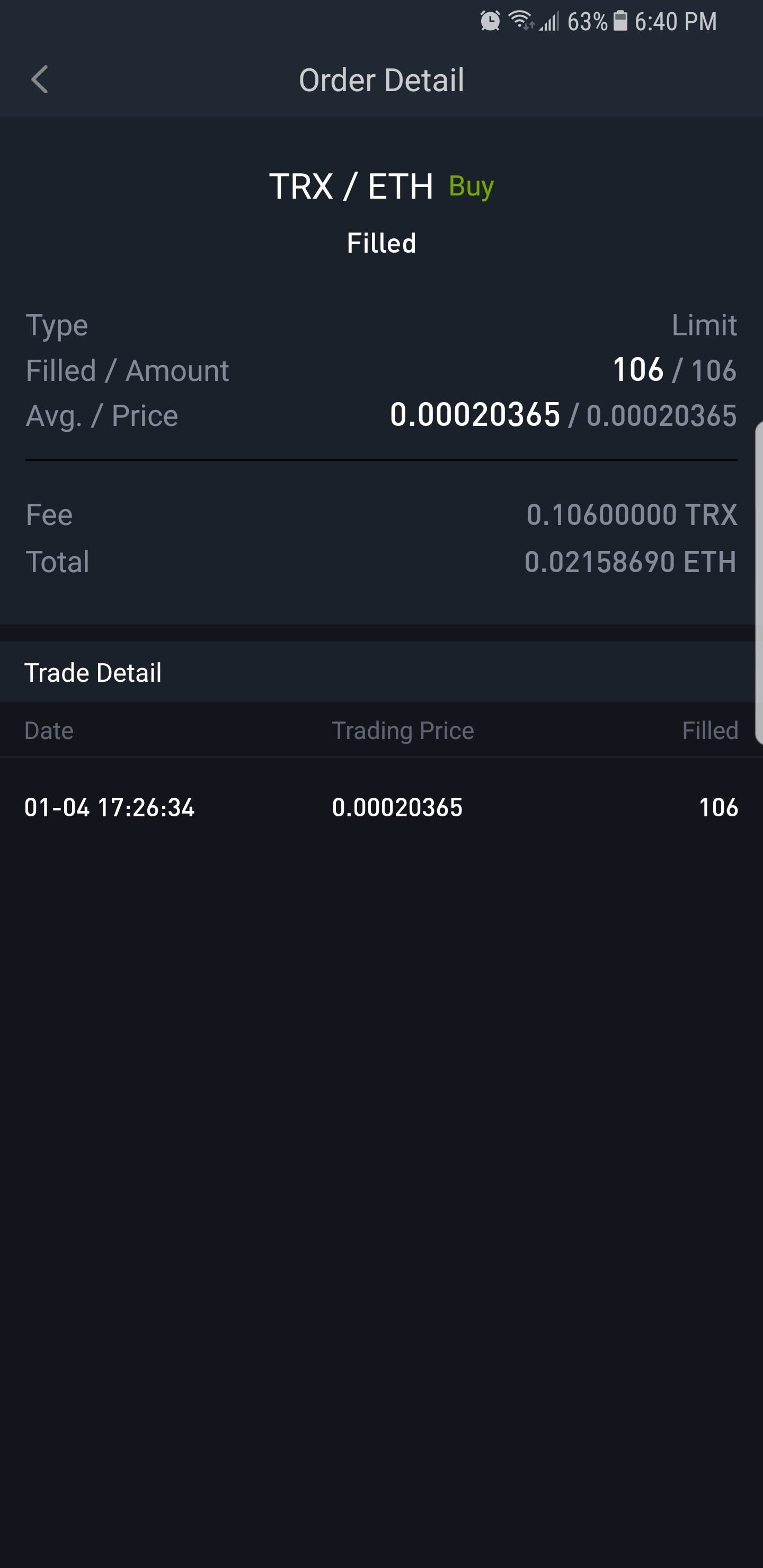 how to see transaction history on binance