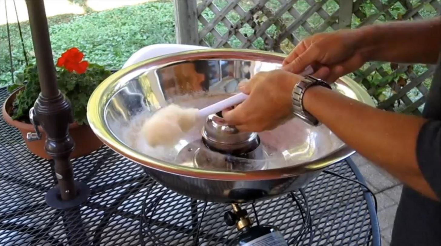 How to Make Your Own Propane-Fueled Cotton Candy Machine at Home