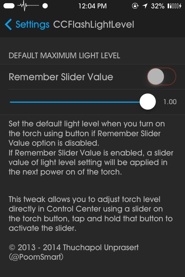 How to Add a Dimmer Switch to Your iPhone's Flashlight in the Control Center