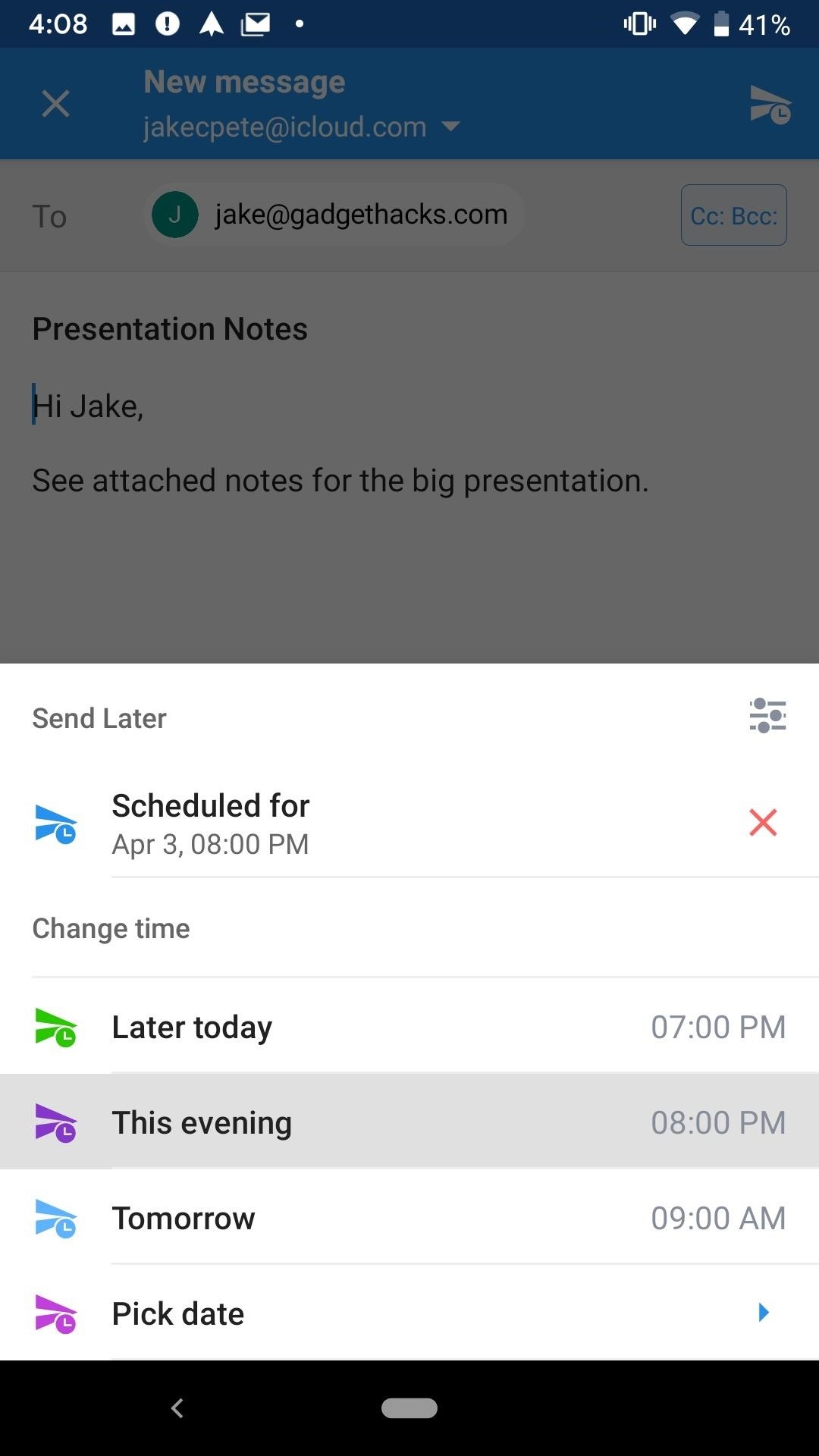 How to Schedule Emails in Spark So You Don't Forget to Send Them Later