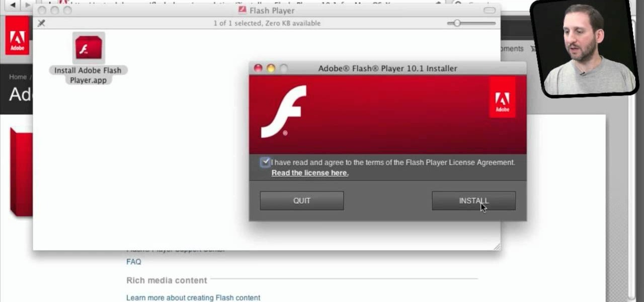 how to load adobe flash on mac