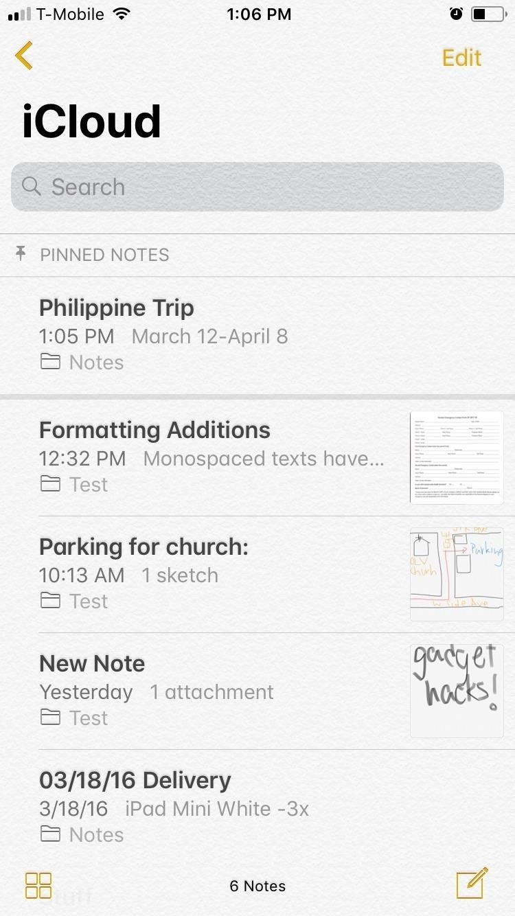 The 6 Best New Notes Features in iOS 11 for iPhone