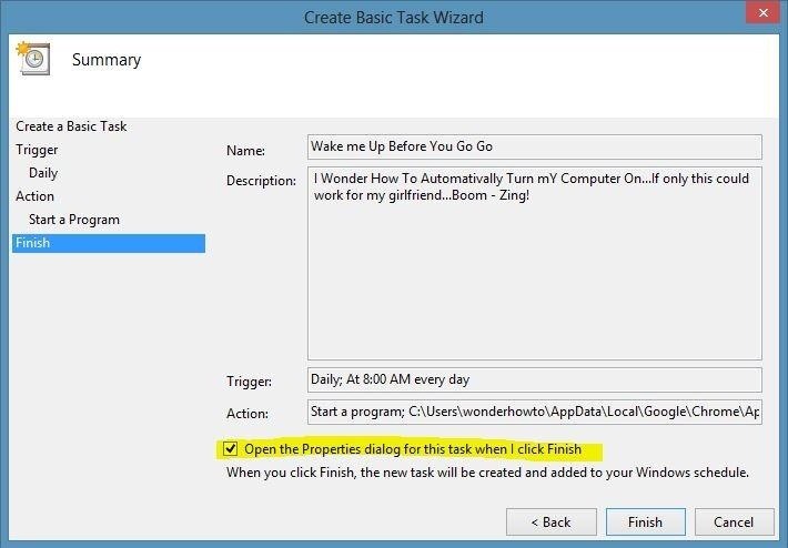 How to Get Your Windows 8 PC to Automatically Wake from Sleep Whenever You Want