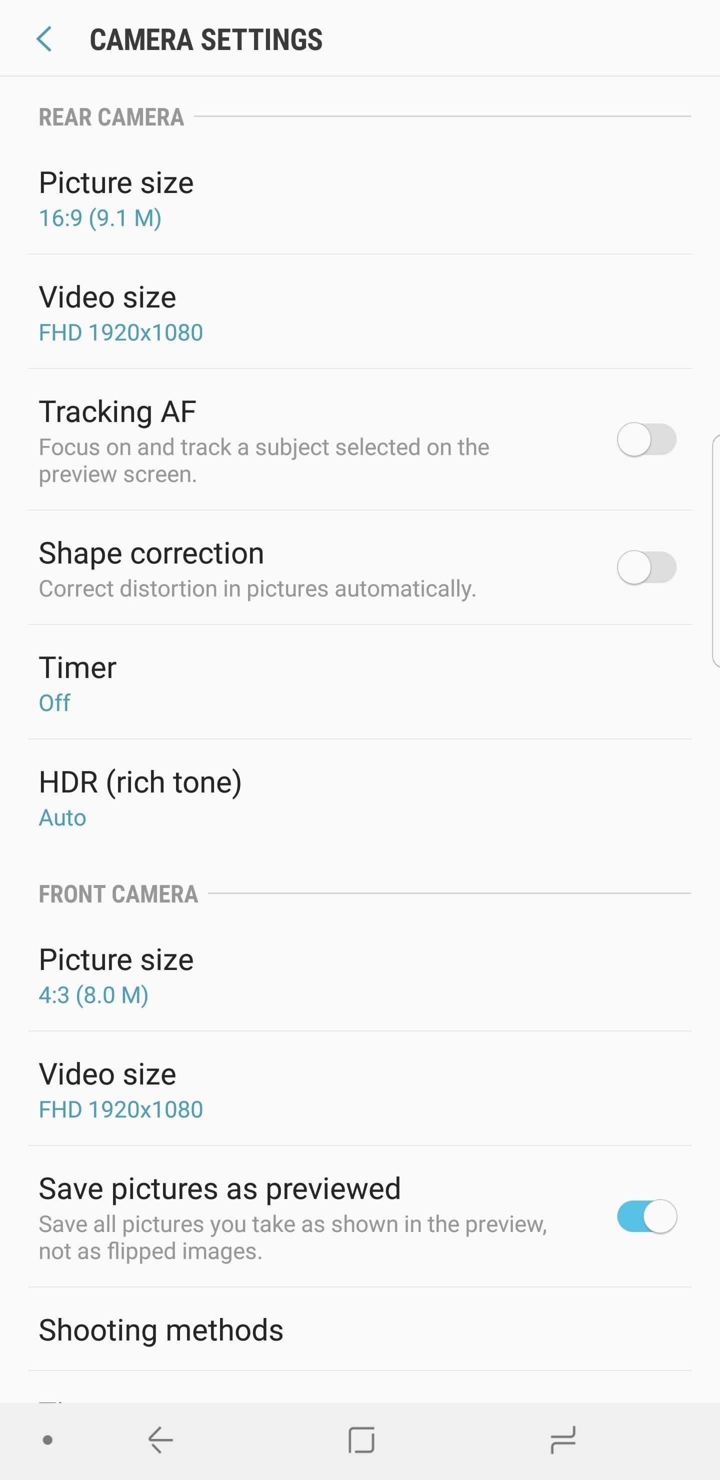 Galaxy S8 Oreo Update: Camera App Gets Note 8 UI & Full View Mode