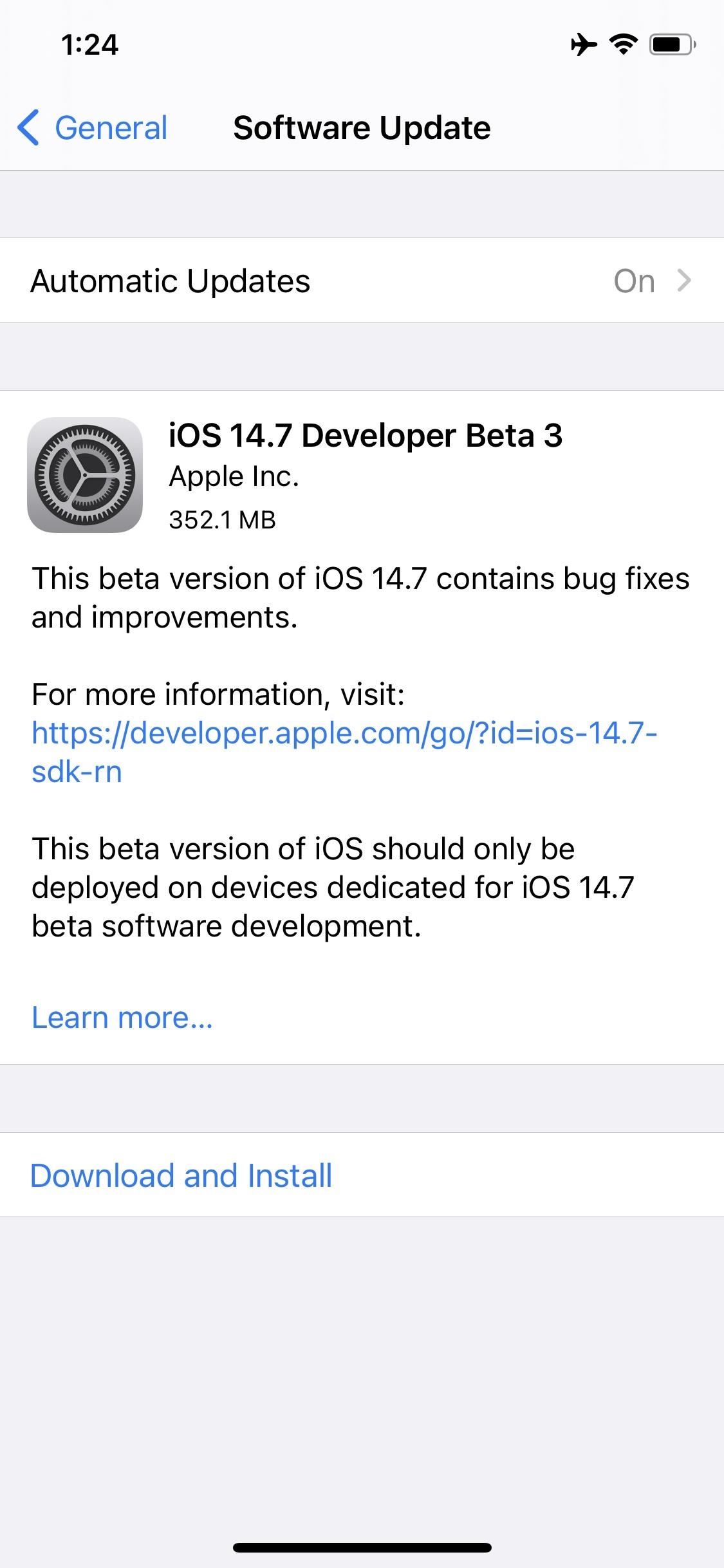 Apple Releases iOS 14.7 Beta 3 for iPhone