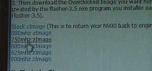 Make a Nokia N900 smartphone faster by overclocking it
