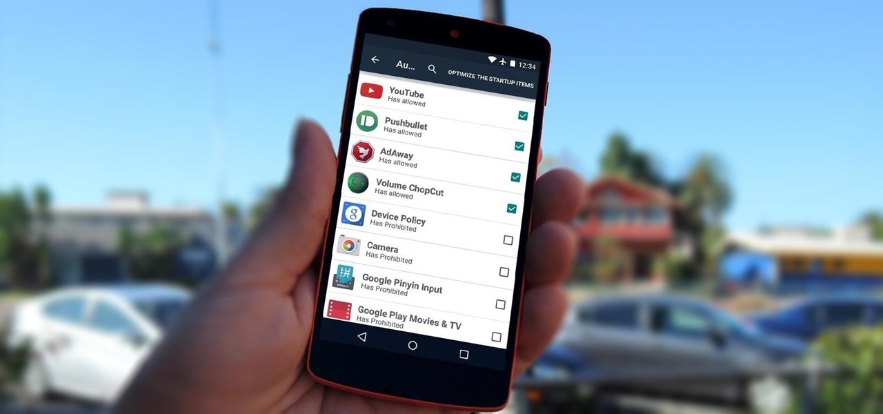 Choose Which Apps Are Allowed to Start Up Automatically on Your Nexus 5