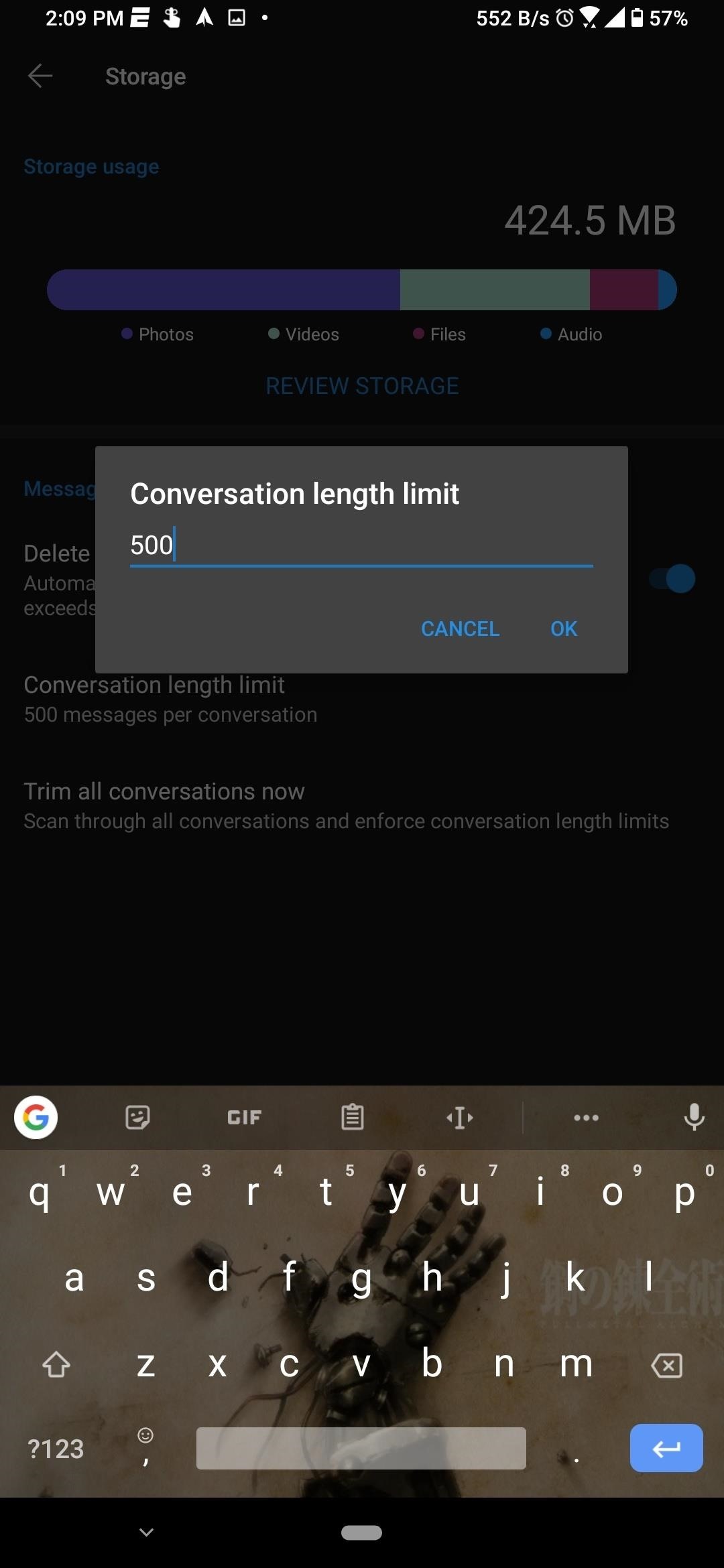 How to Automatically Delete Signal Messages to Save Storage Space