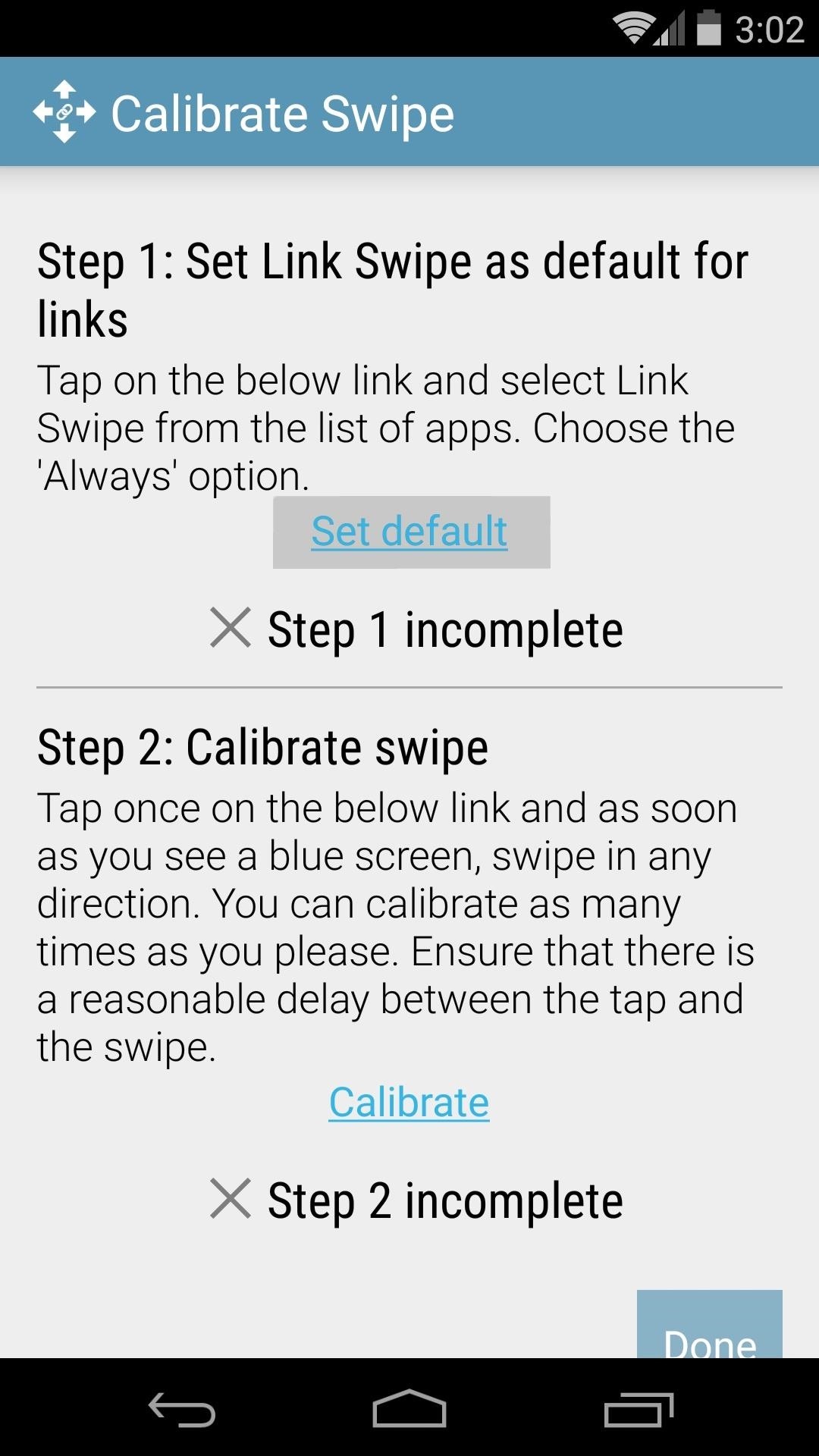 Open Links in Different Browsers with Gestures on Android