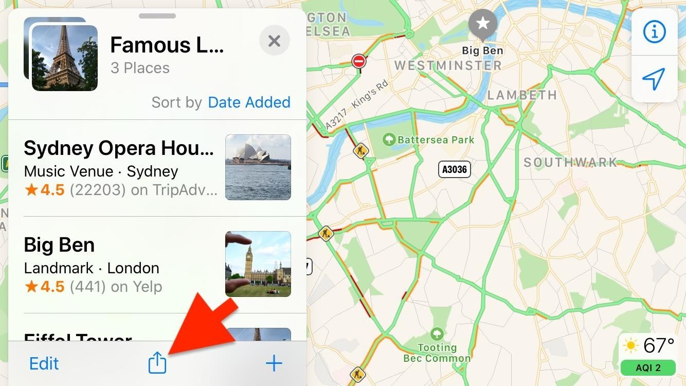 How to Create Lists of Locations Using Collections in Apple Maps for iOS 13