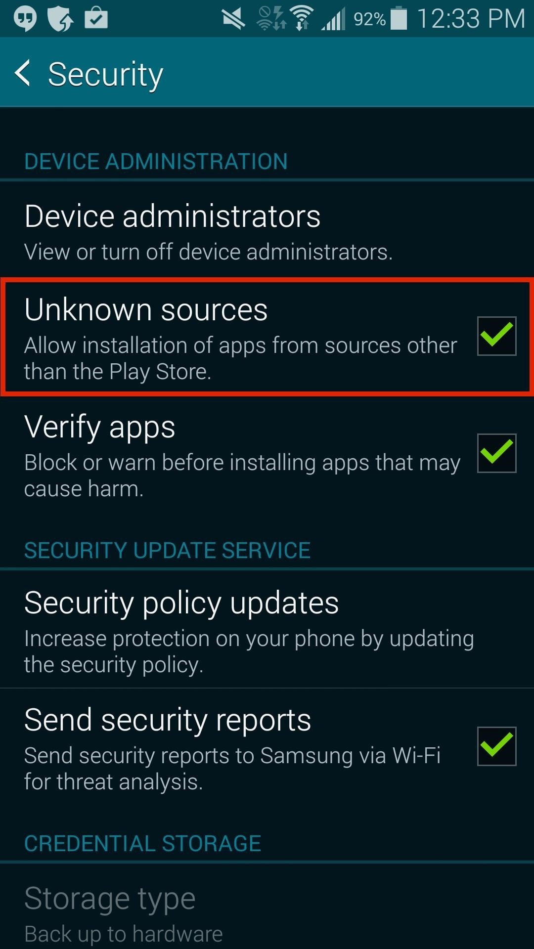 How to Enable "Unknown Sources" So You Can Download Third-Party Apps to Your Galaxy S5