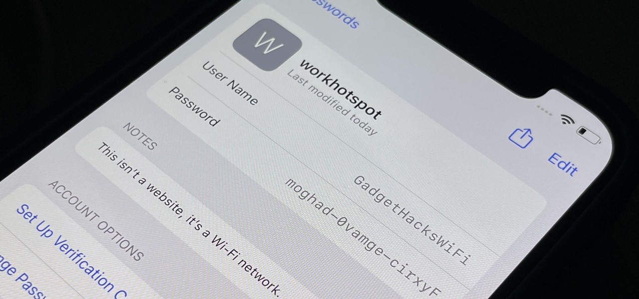 See Passwords for All the Wi-Fi Networks You've Connected Your iPhone To