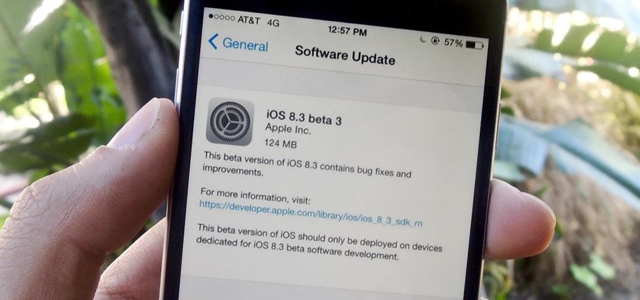 Get iOS 8.3 Beta on Your iPhone Right Now