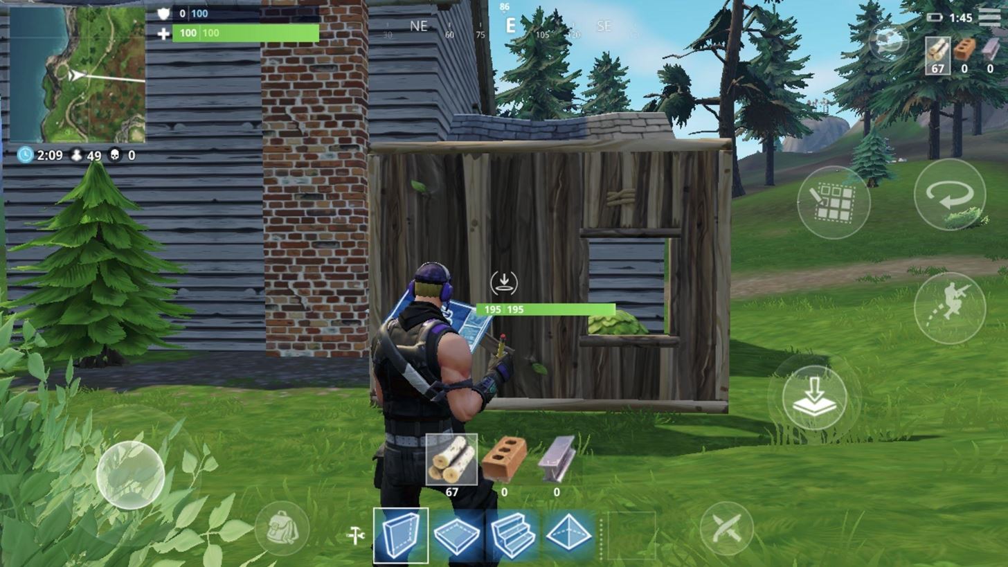 by removing a middle row and bottom row tile that are both located in the same column a door will be created - how to edit walls in fortnite