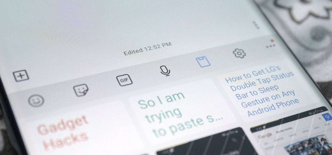 Samsung's Keyboard Lets You Copy & Paste Multiple Items