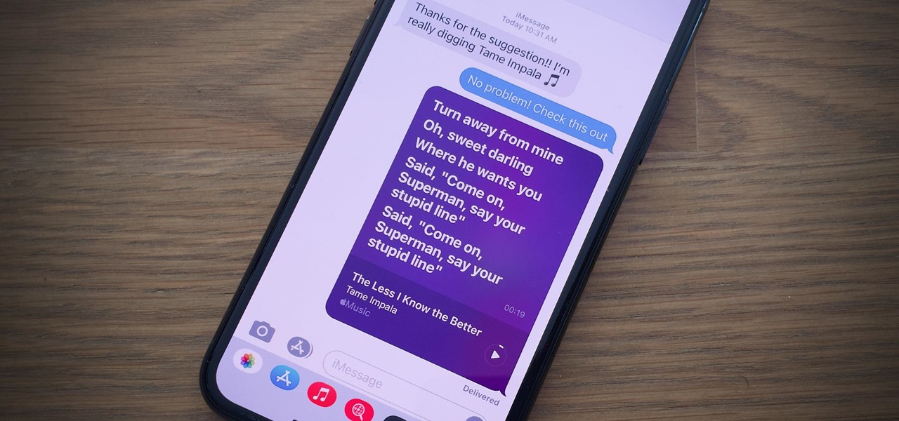 Share Song Lyrics from Apple Music in iOS 14.5 — Complete with Audio Clips