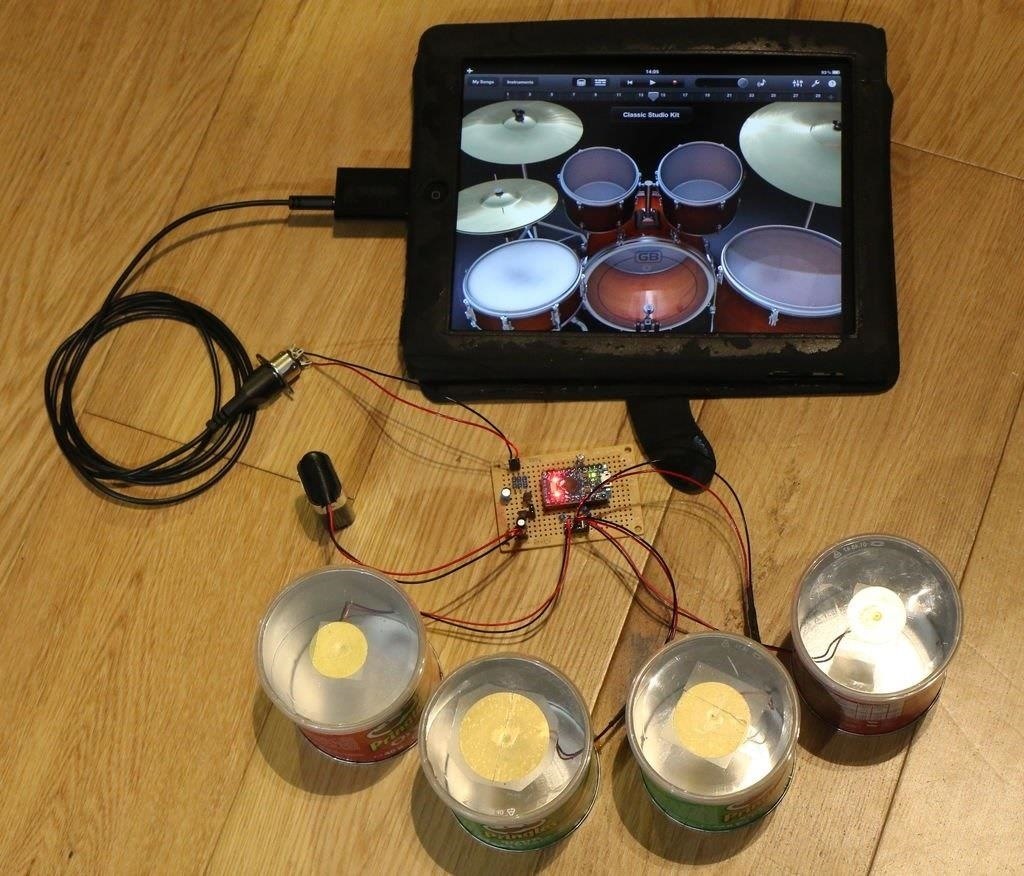 Rock Harder on GarageBand with a DIY Pringles Can Drum Kit