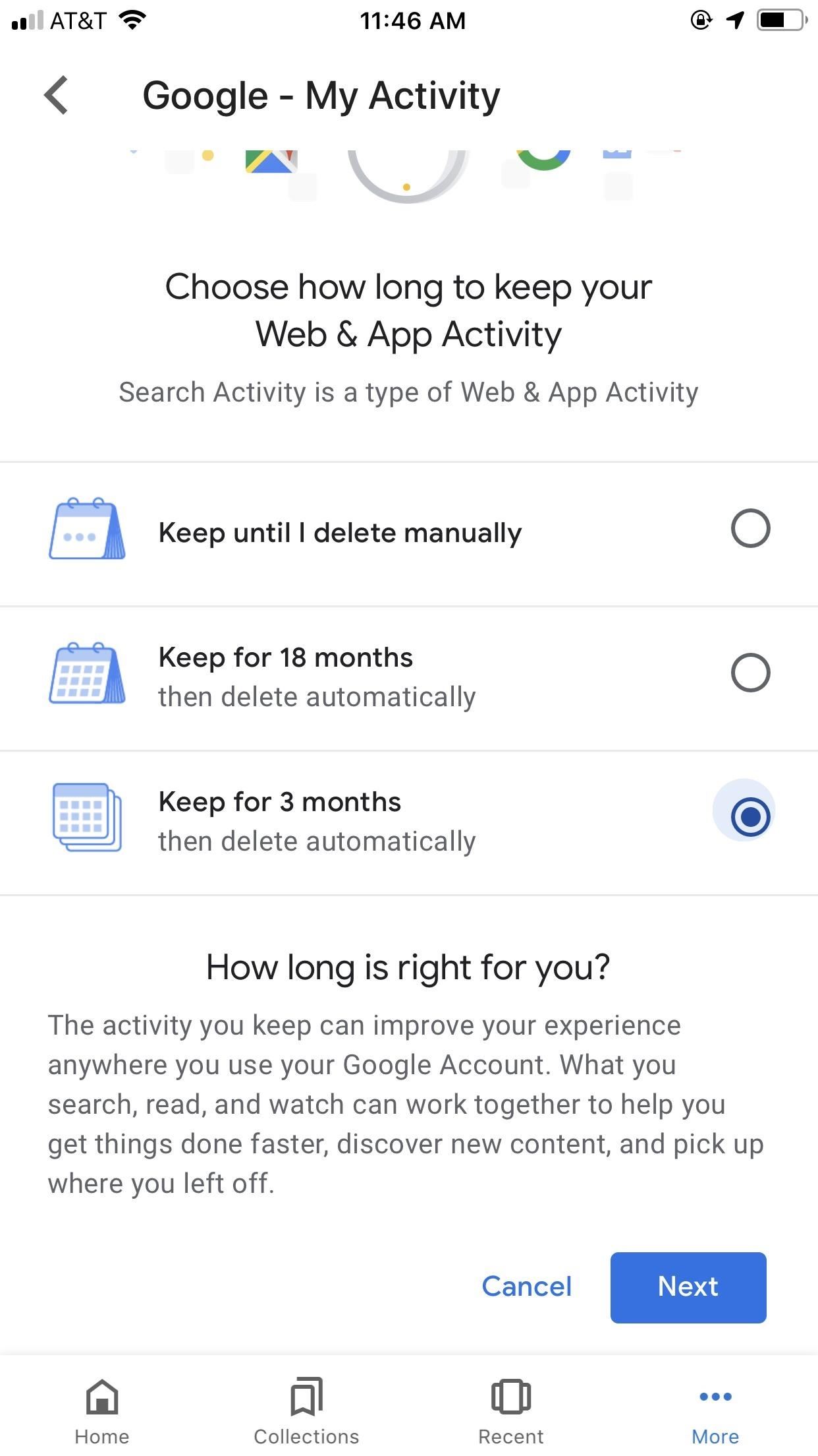 how to automatically delete your google