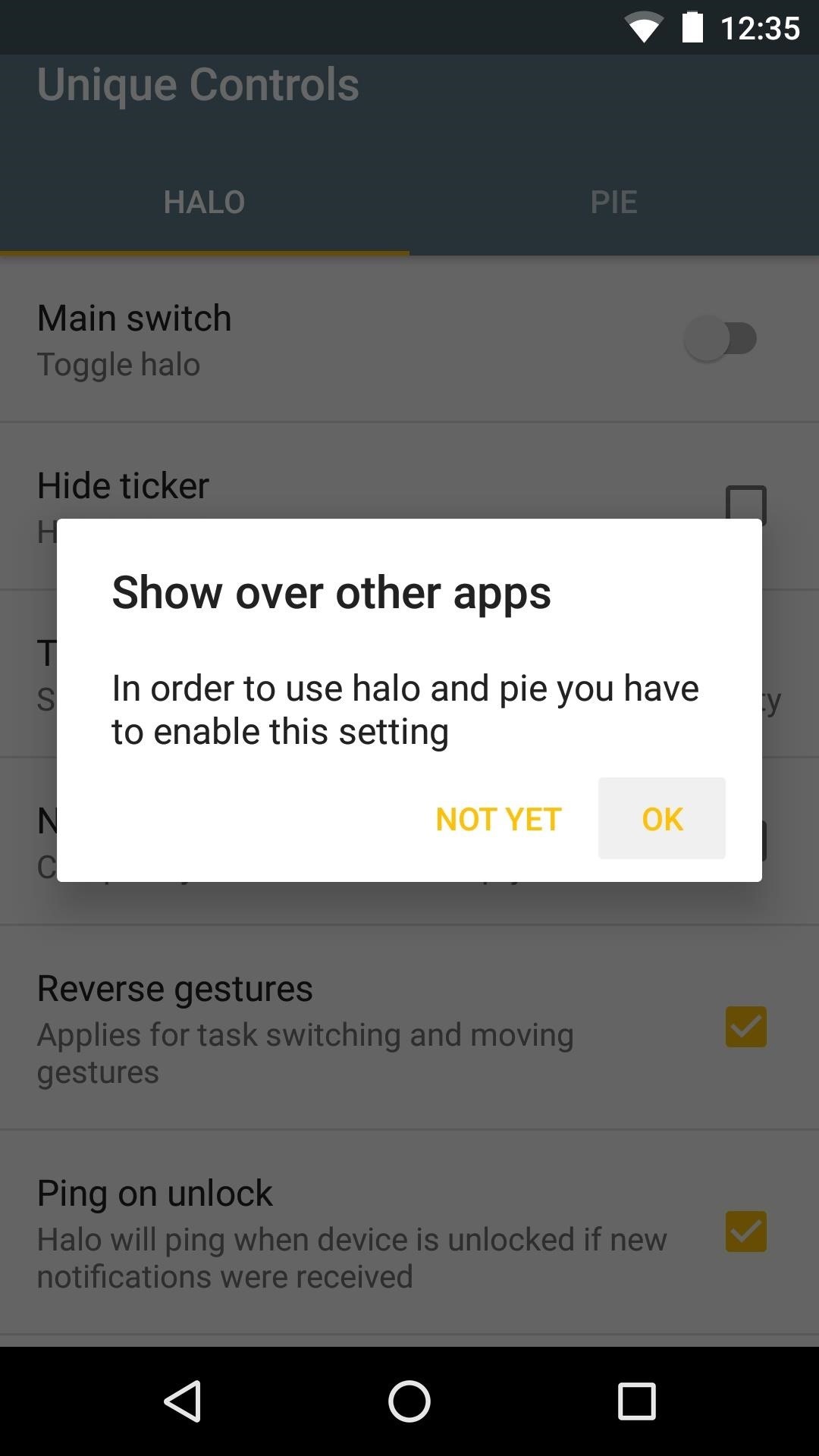 How to Get Paranoid Android's Halo & Pie Controls on Any Phone