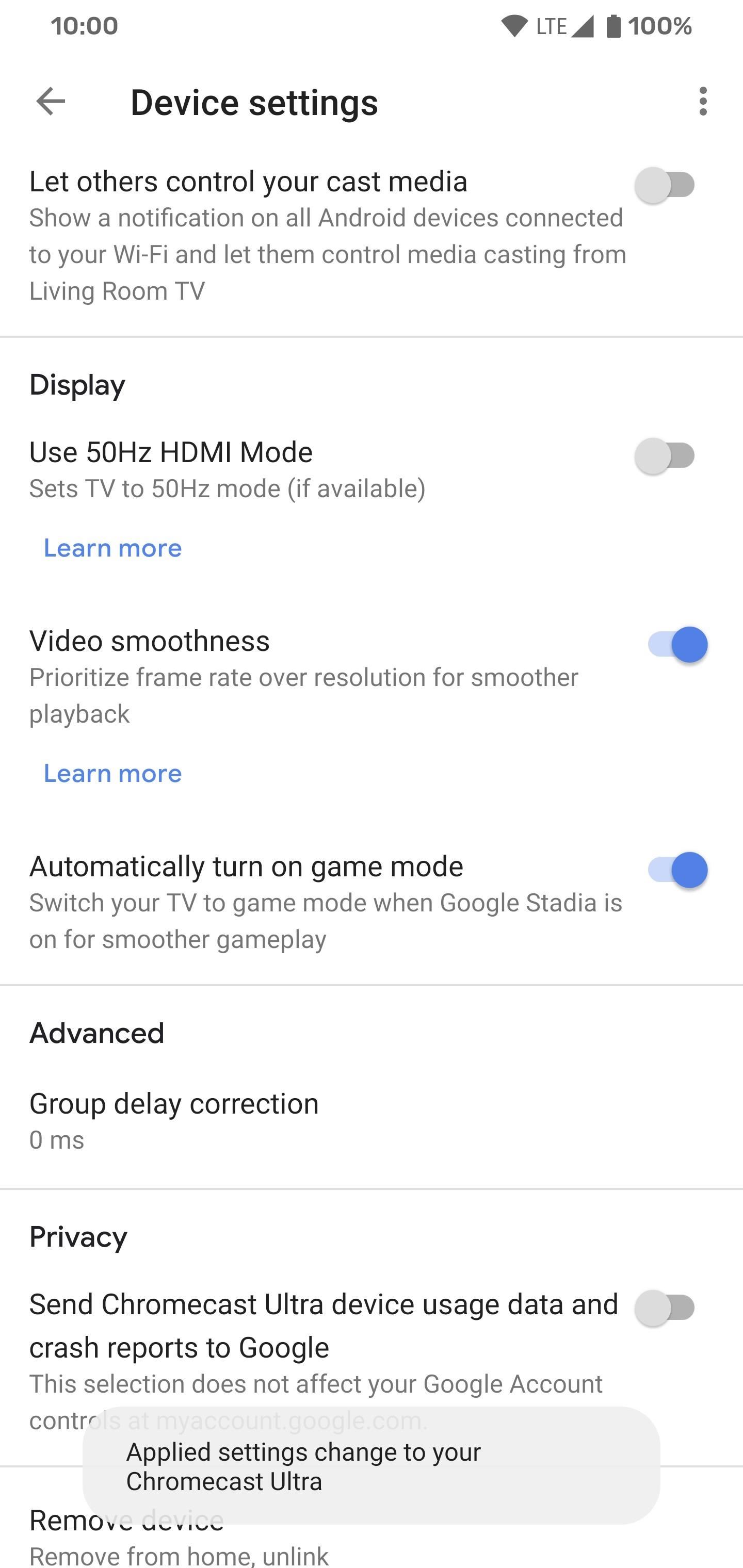 Your Chromecast Ultra Has a Game Mode Feature for Stadia Streaming