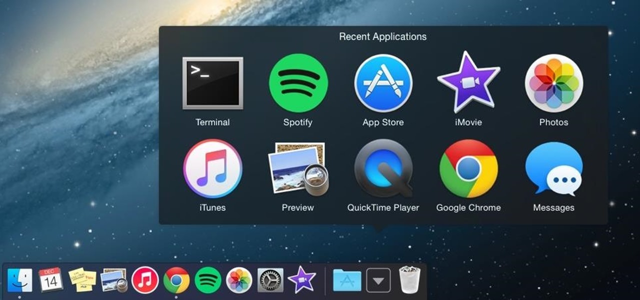 Access Recently Used Apps & Documents Faster on Your Mac