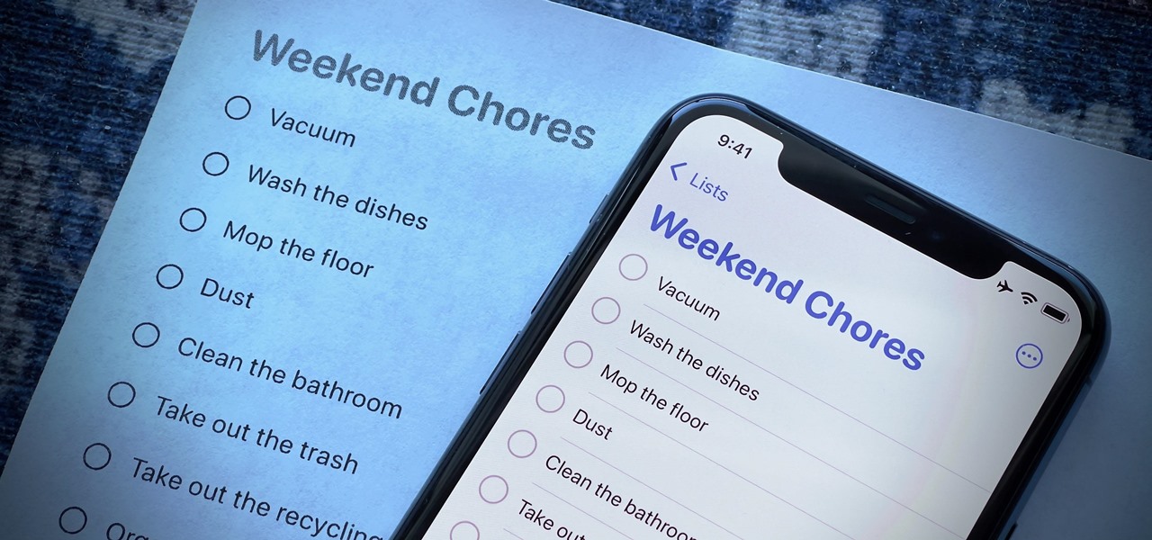 Print Reminders Lists from Your iPhone or Save Them as PDFs