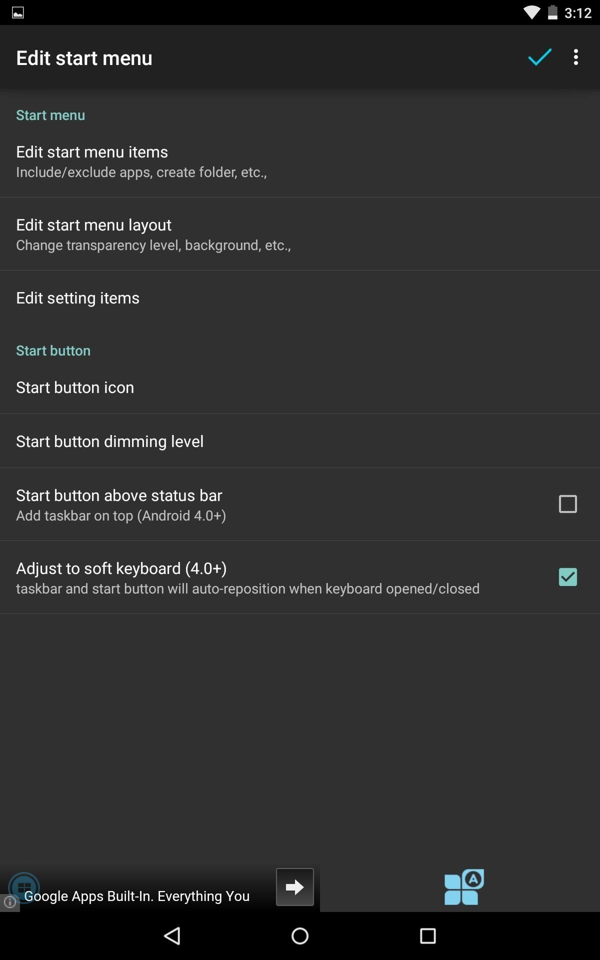 Get a Windows-Inspired Start Menu on Your Android