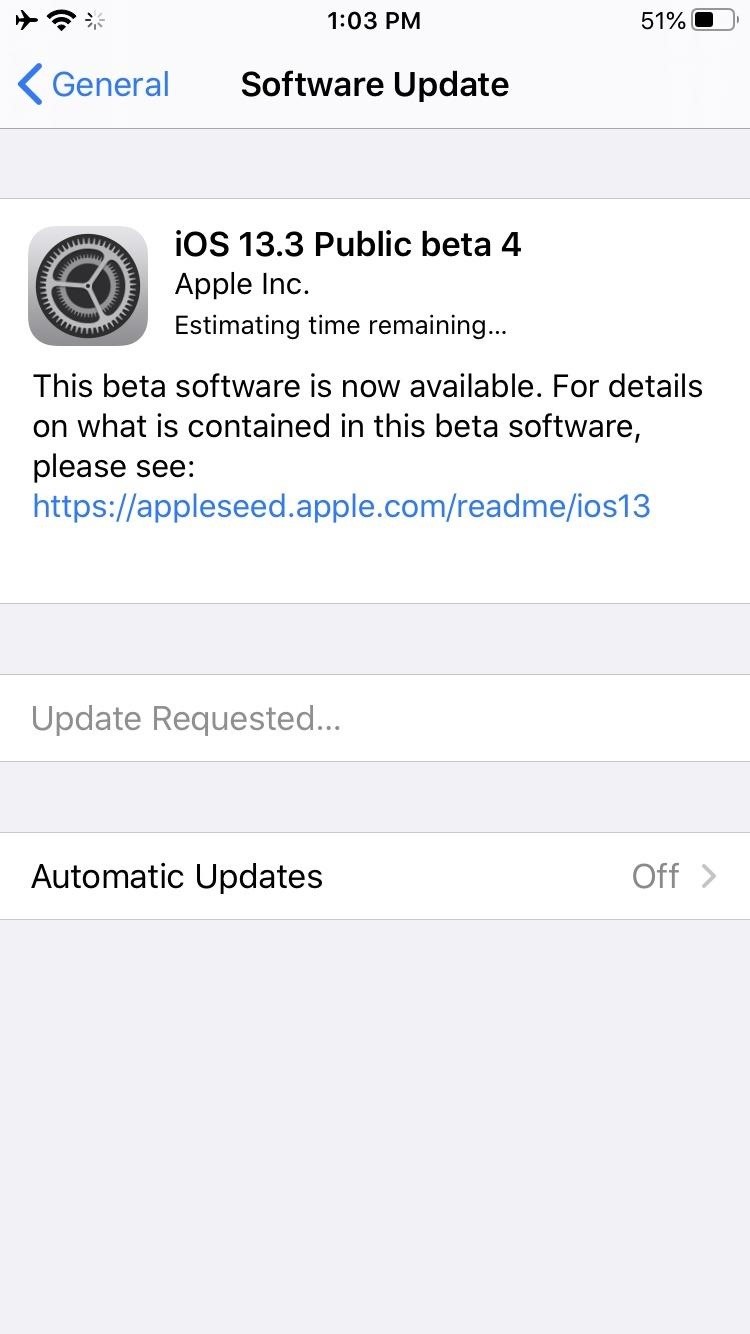 Apple Releases iOS 13.3 Beta 4 for iPhone with Minor Under-the-Hood Improvements