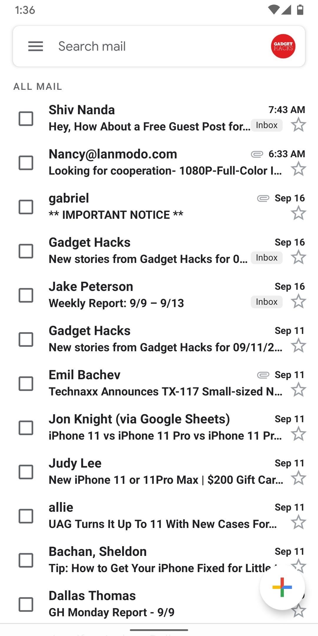 How to Fit More Emails on Your Screen at One Time in Gmail
