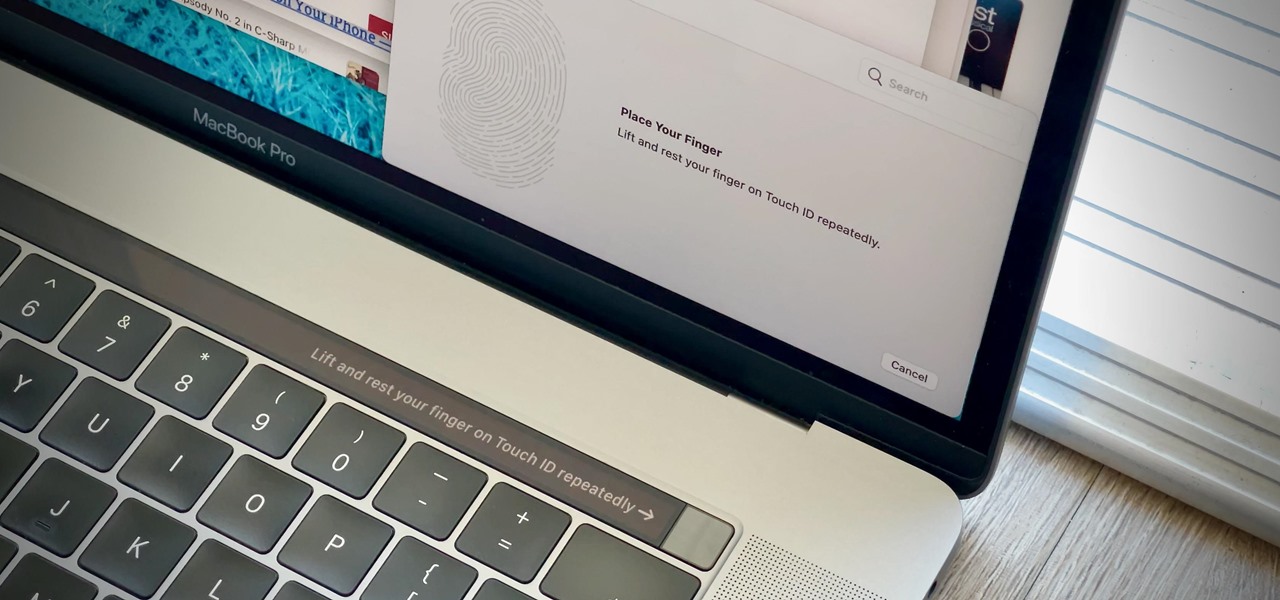 Trick Your MacBook's Touch ID into Registering Twice as Many Fingerprints for Each Account